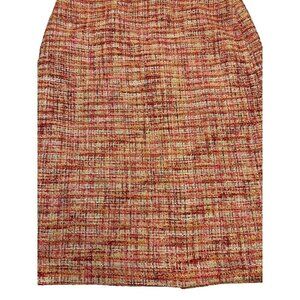 TALBOTS WOMENS SIZE 8 TWEED CORAL SKORT